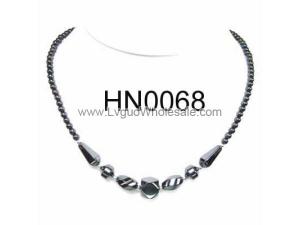 Hematite Chip Beads Stone Chain Choker Fashion Women Necklace